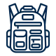 icon of a backpack